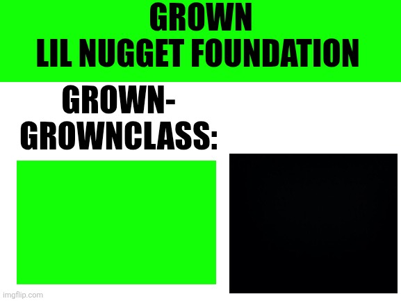 GROWN-SAFE Blank Meme Template