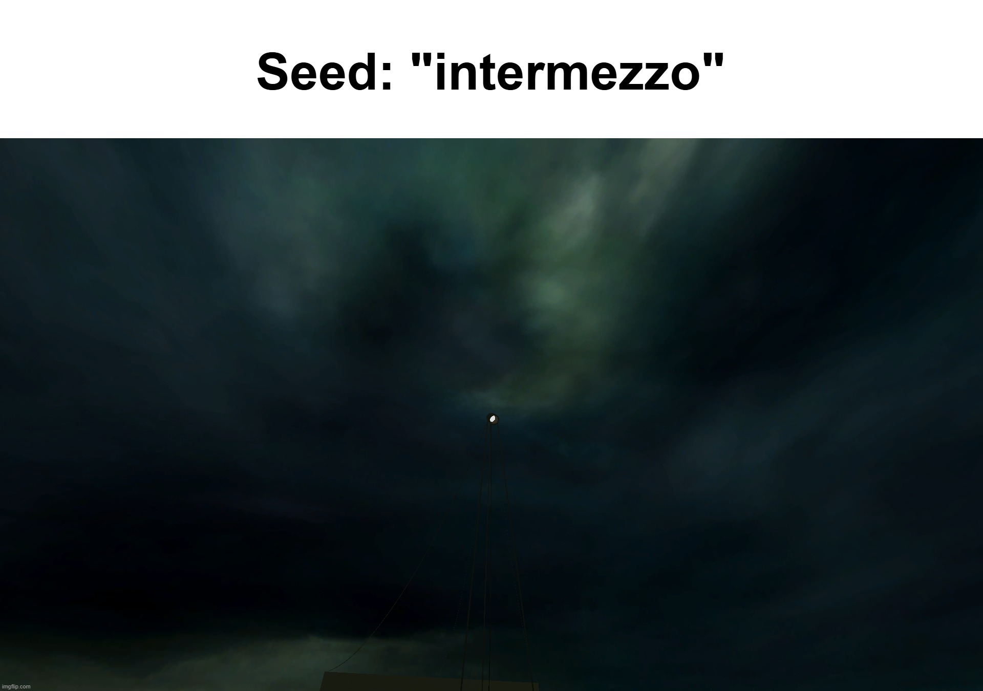 Decided to use my map generator again after like 2 weeks. | Seed: "intermezzo" | made w/ Imgflip meme maker