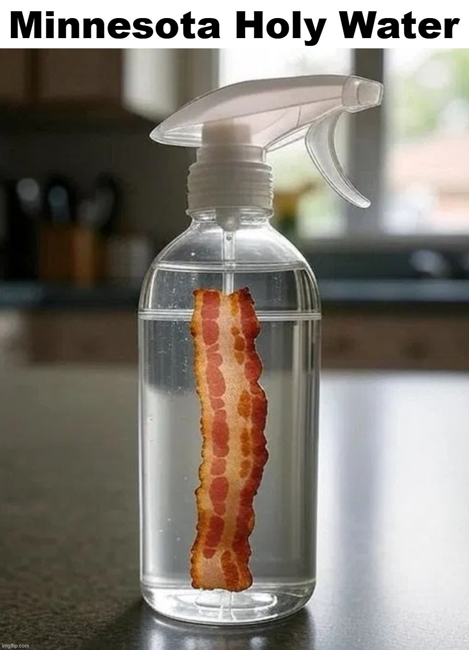 Minnesota Antiseptic: Spray it on every doorknob. | image tagged in minnesota,holy water,minnesota vikings,minnesota muslims,radical islam,i love bacon | made w/ Imgflip meme maker