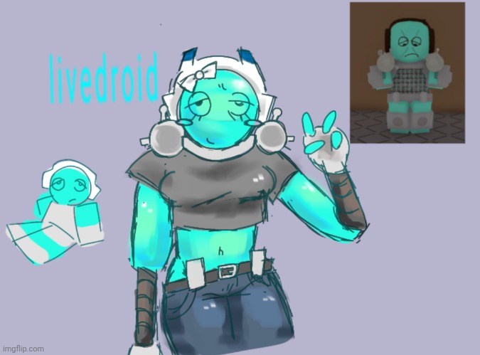 turns robot into girl mischievously | made w/ Imgflip meme maker