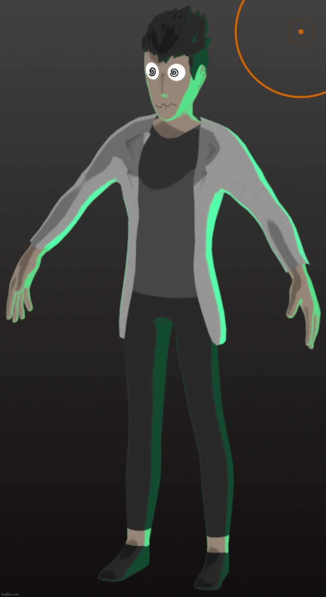 Testing out some new possible matcaps for galactic groove and HOLY SHIT | made w/ Imgflip meme maker