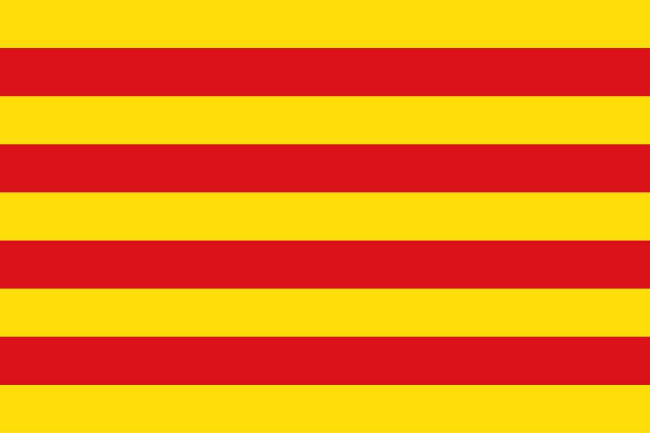 Catalunya flag Blank Meme Template