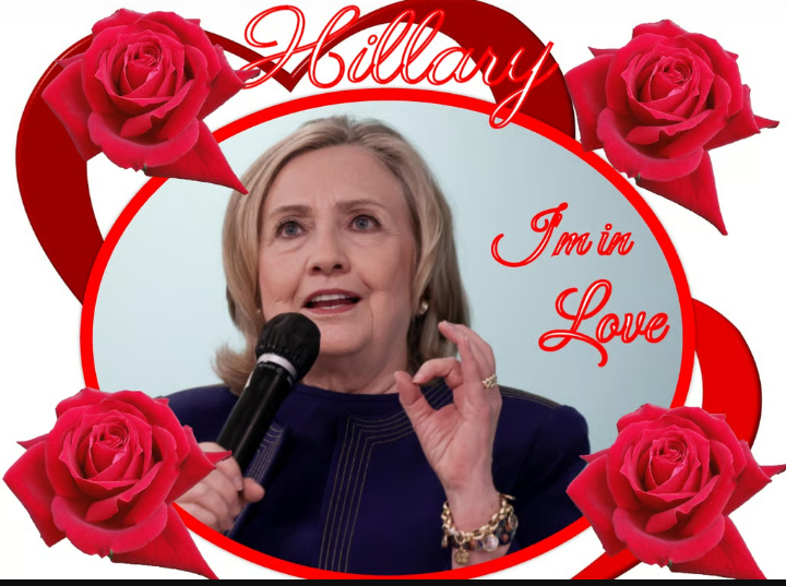 Hillary Clinton Gorgeous I'm in Love Blank Meme Template