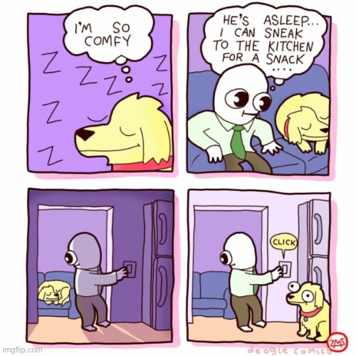 Not so fast! | image tagged in comics,deogle comics,man,dog,not so fast,sneaky | made w/ Imgflip meme maker