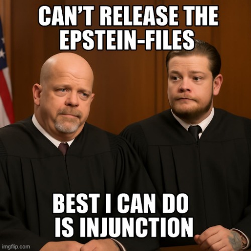 Meanwhile, in the Judiciary | image tagged in pawn stars best i can do,epstein | made w/ Imgflip meme maker