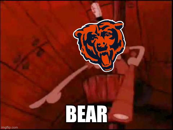 Squidward pointing | BEAR | image tagged in squidward pointing | made w/ Imgflip meme maker