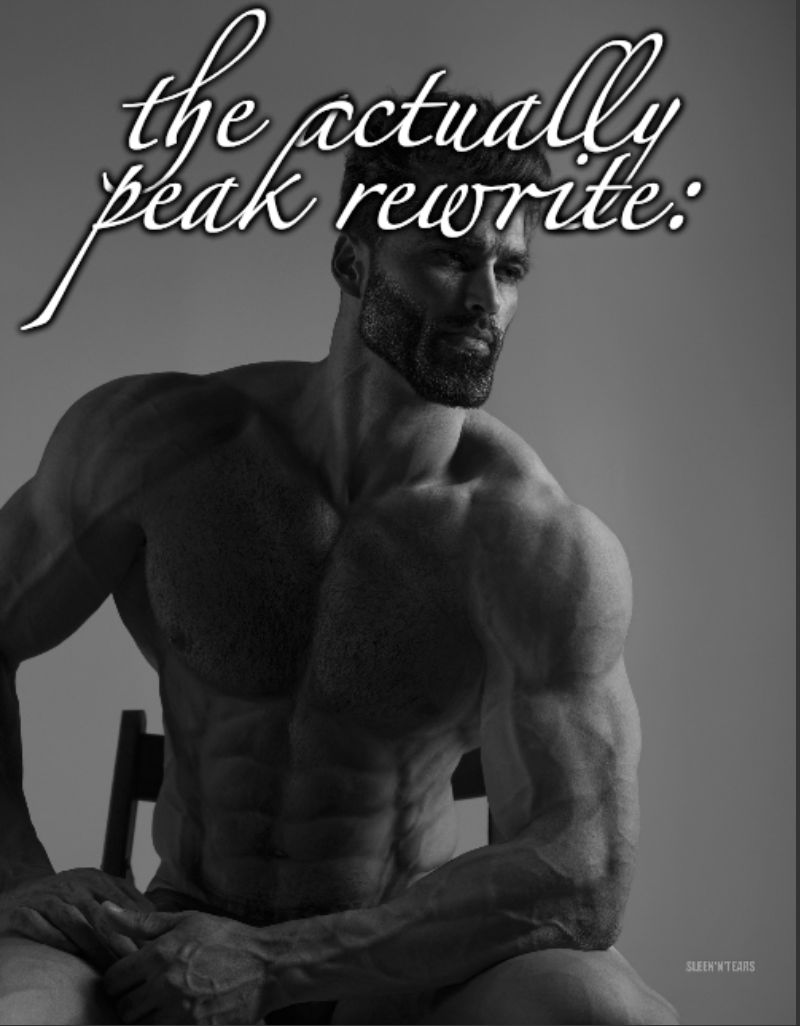 chad peak rewrite Blank Meme Template