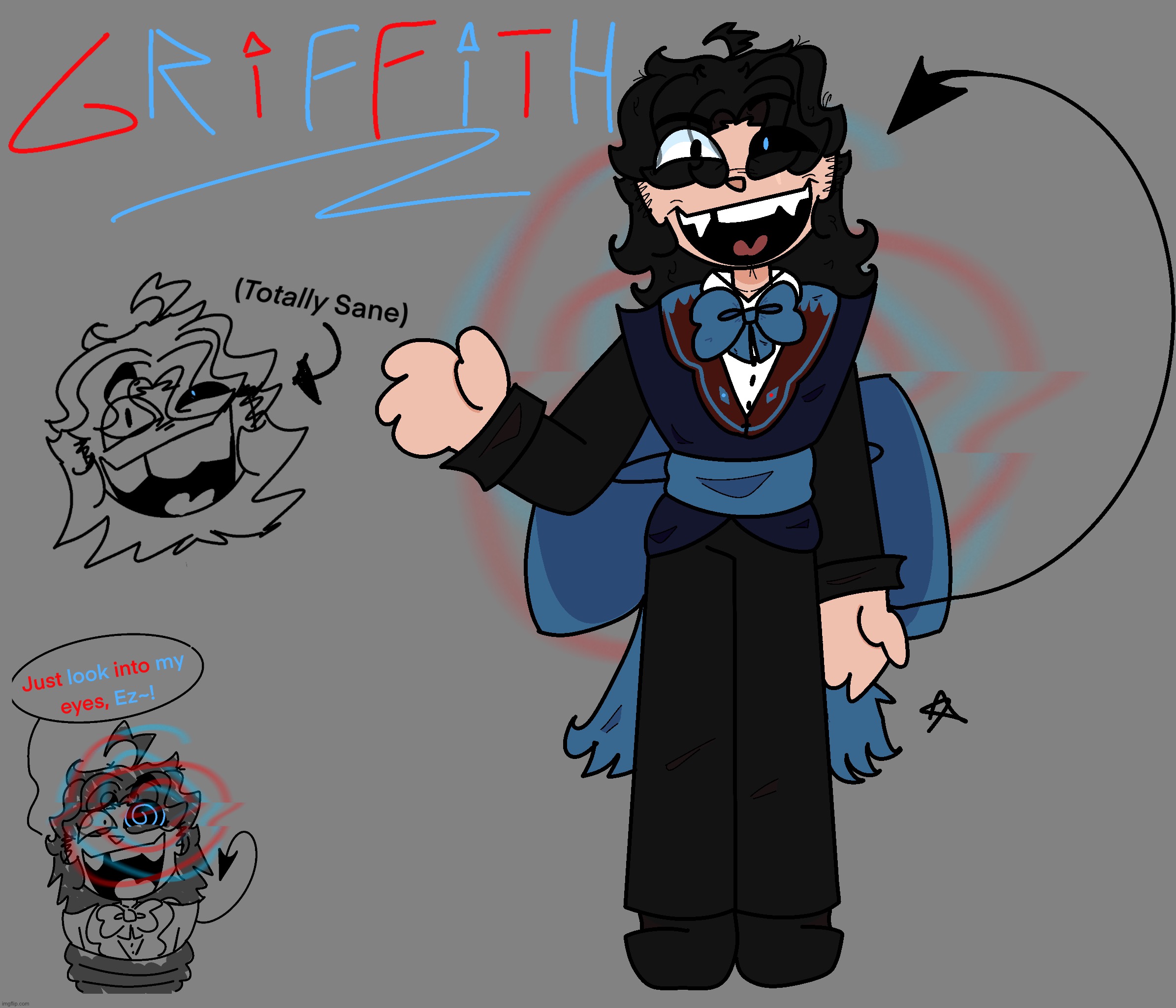 Stupid swap AU of my oc where he is EVIL!!!! (I now realize he is literally just Vox and I didn’t mean to do that-) | made w/ Imgflip meme maker