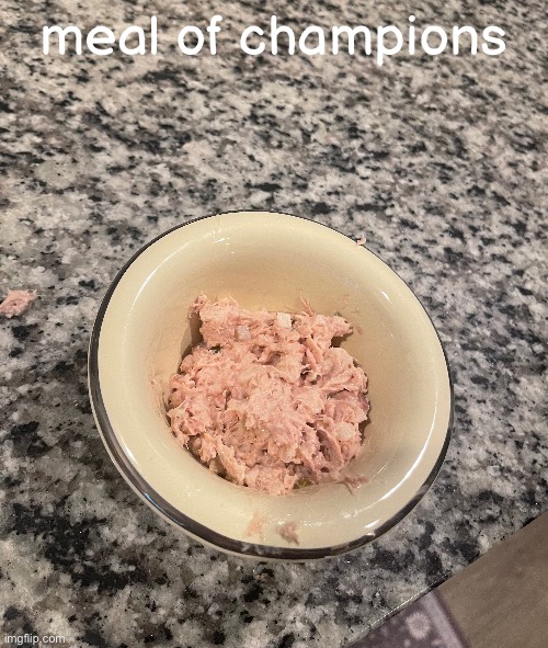 meal of champions | made w/ Imgflip meme maker