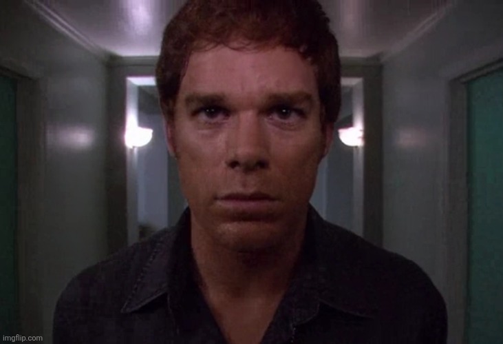 Dexter disturbed | image tagged in dexter disturbed | made w/ Imgflip meme maker