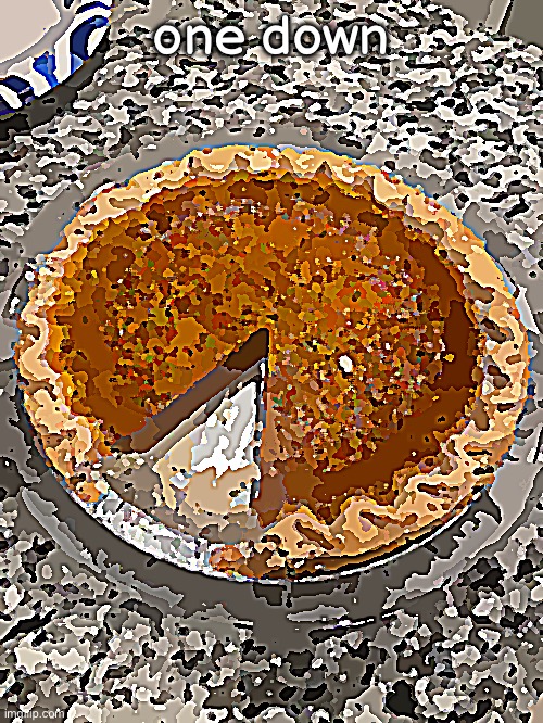 one down | made w/ Imgflip meme maker