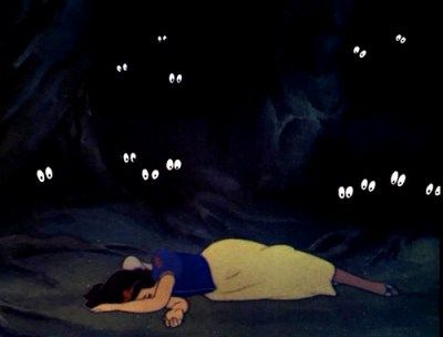 Snow White Forest Overwhelmed Blank Meme Template