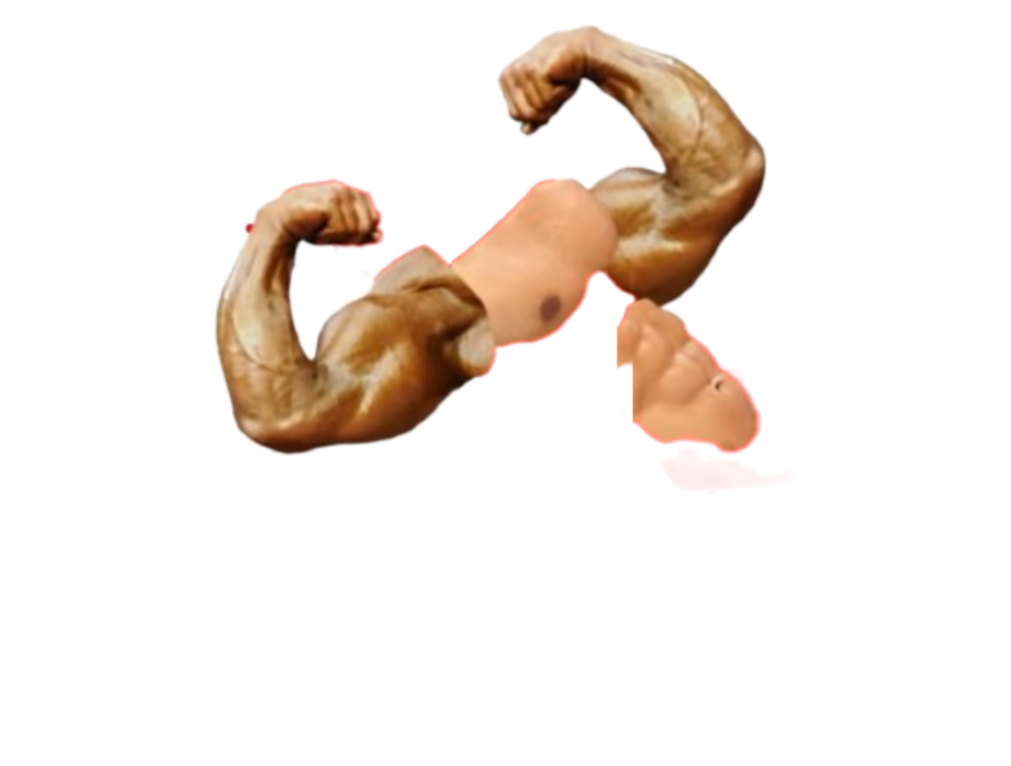 Really Strong Blank Meme Template