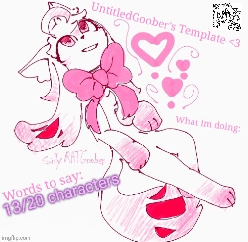 UntitledGoober's Announcement Template Revamped | 13/20 characters | image tagged in untitledgoober's announcement template revamped | made w/ Imgflip meme maker