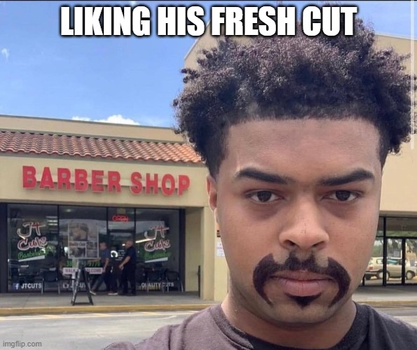 He's Batman! | LIKING HIS FRESH CUT | image tagged in batman | made w/ Imgflip meme maker