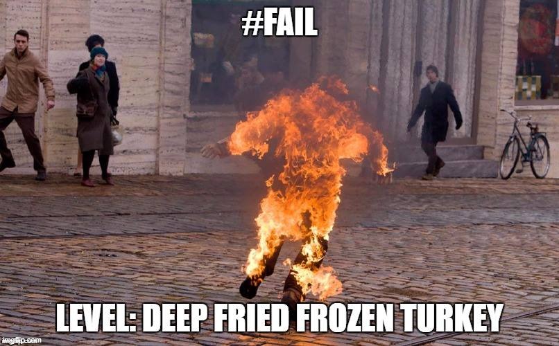 Turkey's Ready! | image tagged in dark humor | made w/ Imgflip meme maker