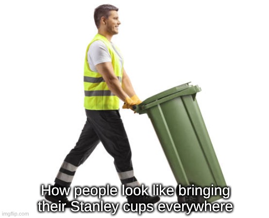 They look so ugly | How people look like bringing their Stanley cups everywhere | image tagged in funny,relatable,memes | made w/ Imgflip meme maker