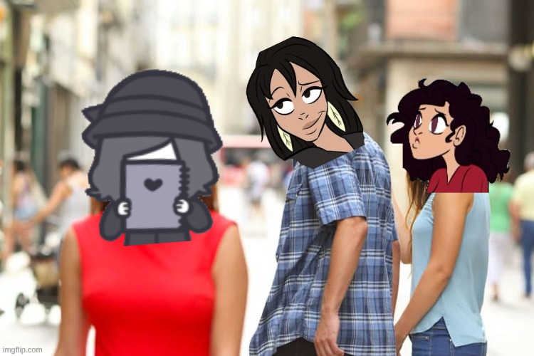 CD-Call Is Distracted With NomNomNami | image tagged in distracted cd-call,distracted girlfriend,cd-call,lily orchard,nomnomnami | made w/ Imgflip meme maker