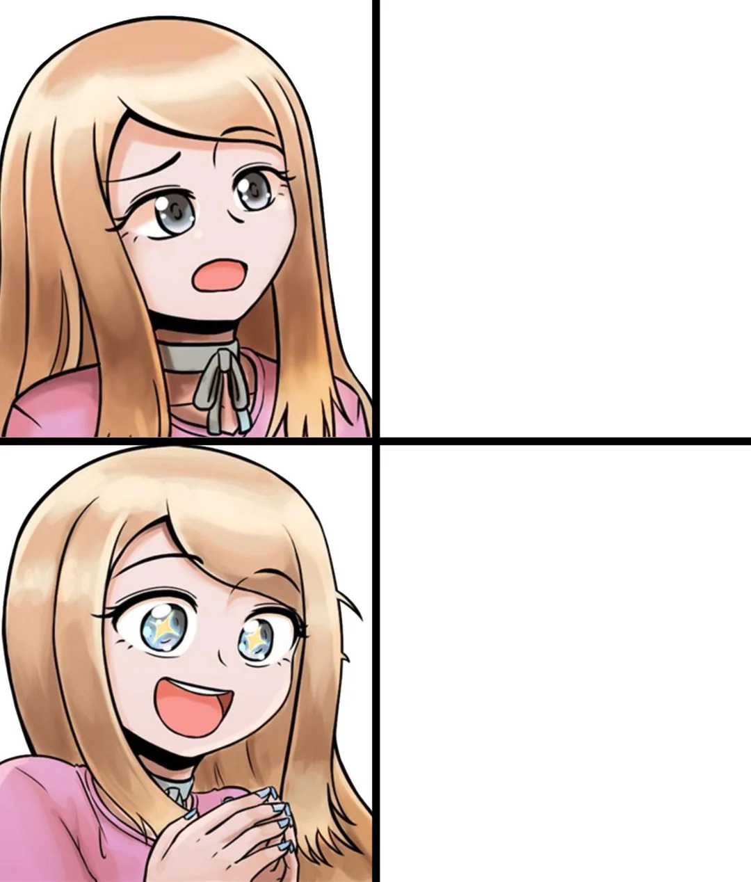 Cheryl meme. Blank Meme Template