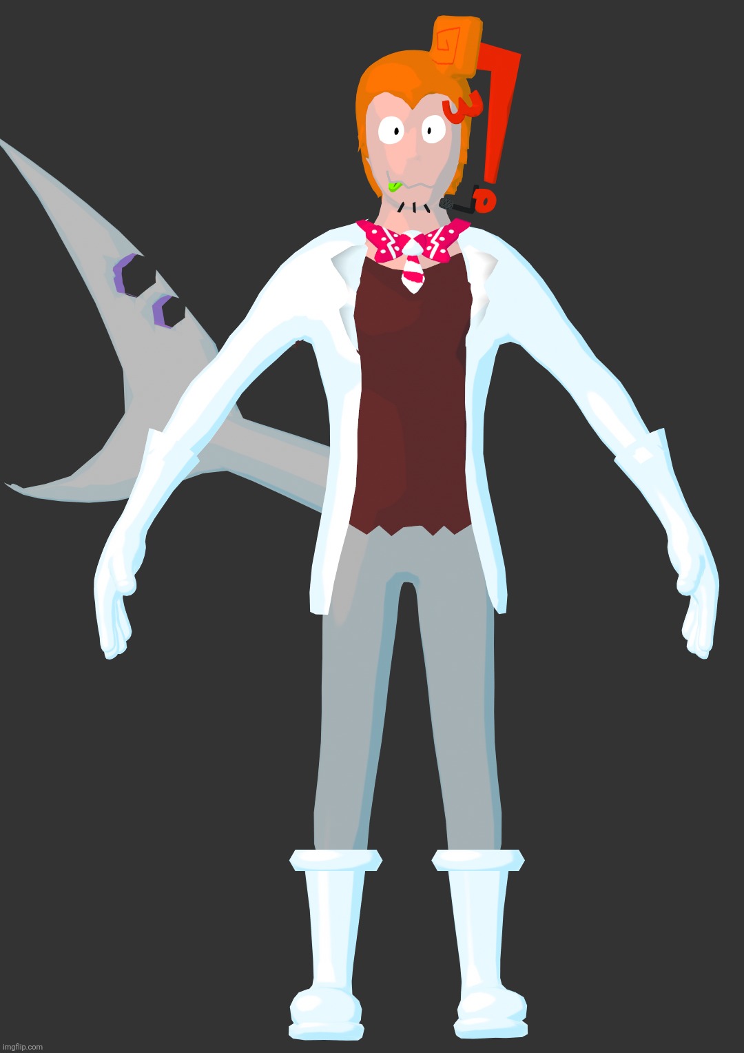 I just created an amalgamation of every cutscene character 3d model i have done so far and dear god | made w/ Imgflip meme maker