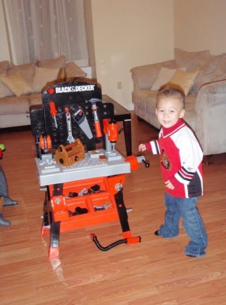 Kid beside a playset Blank Meme Template