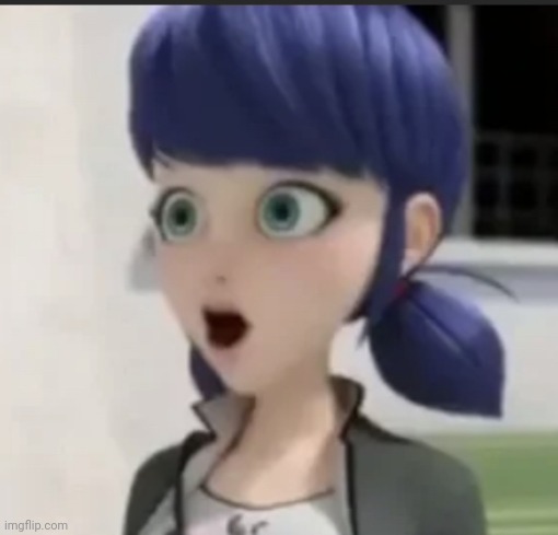 Poggers Marinette Blank Meme Template
