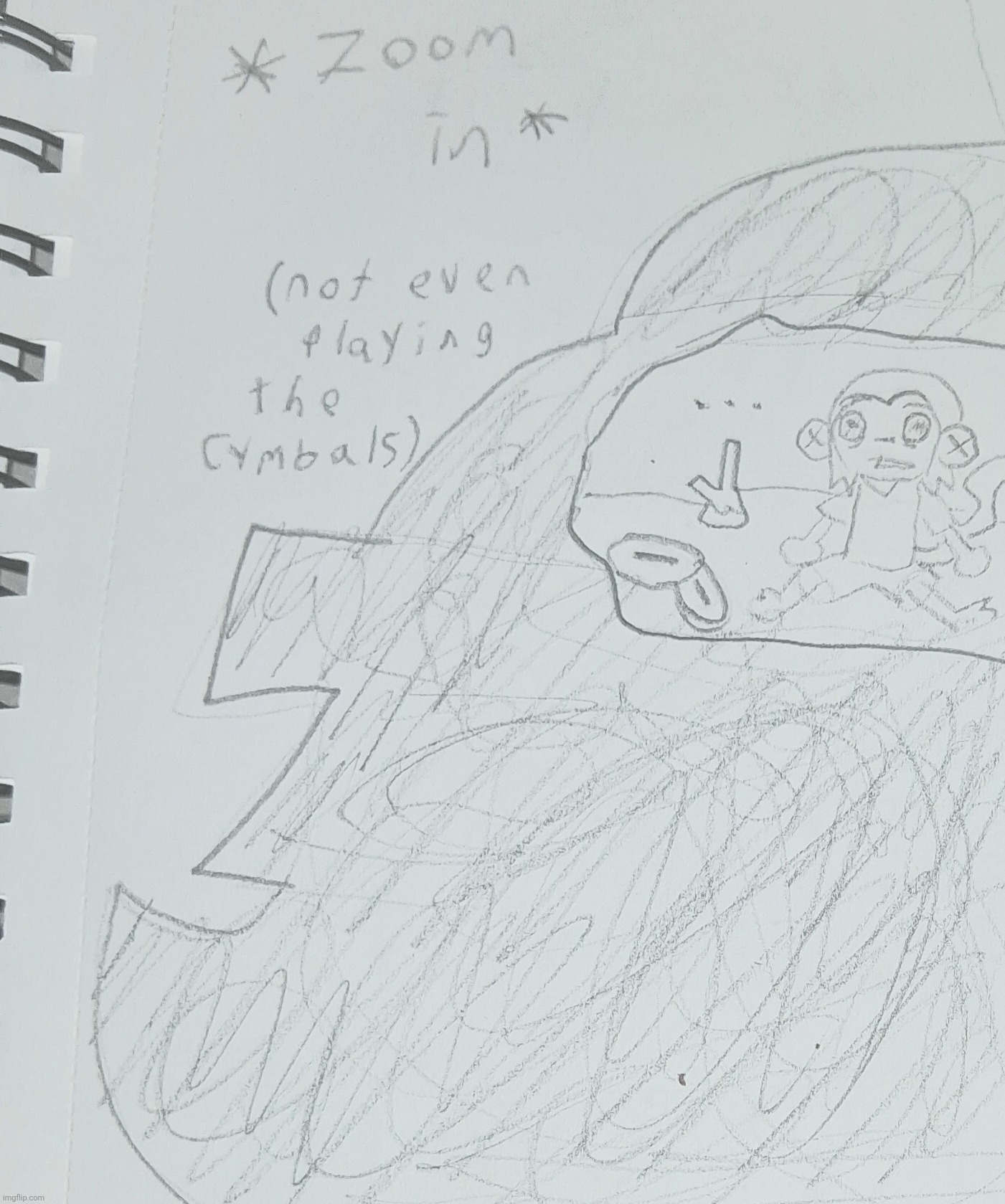 This is how stupid zap is btw, the cymbal monkey ain't even doin shi | made w/ Imgflip meme maker