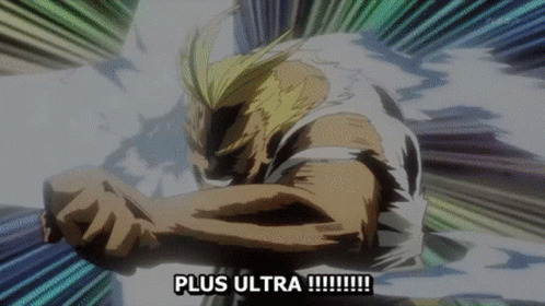 Plus Ultra Gif Blank Meme Template