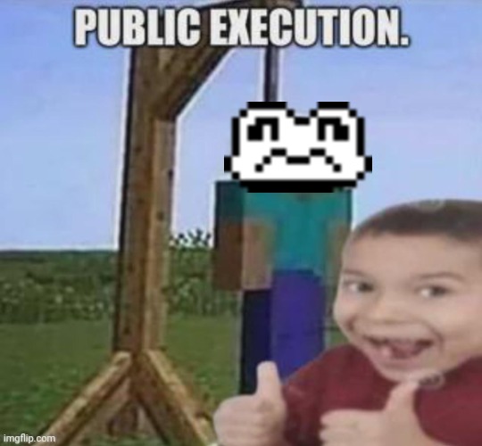 petition to publicly execute shayy | image tagged in public execution | made w/ Imgflip meme maker