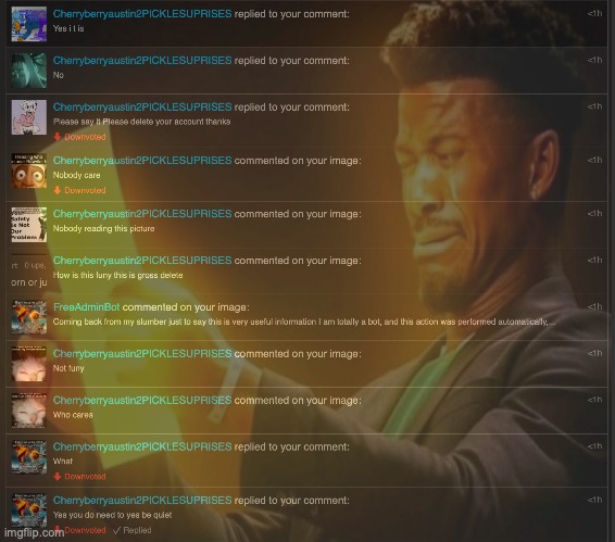 why are 12 of my notifications from this 9 year old | made w/ Imgflip meme maker