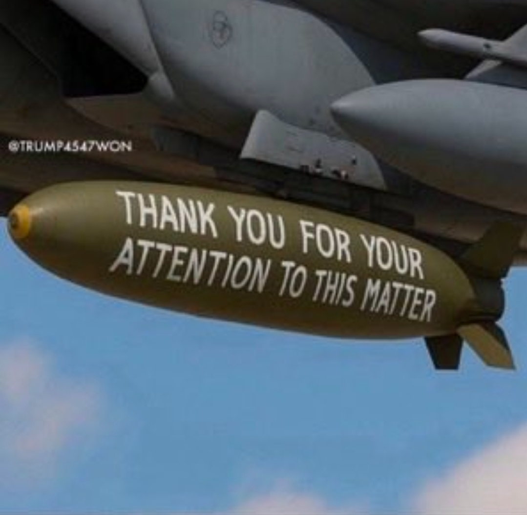 Trump USA BOMB Blank Meme Template