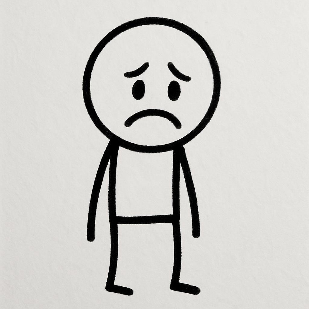 Stickmsn bob looking sad Blank Meme Template