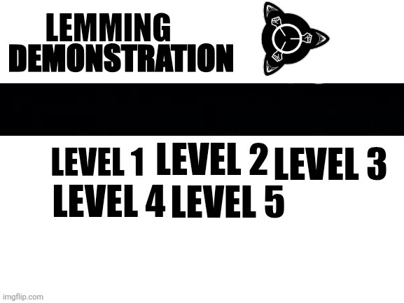 Lemming document Blank Meme Template