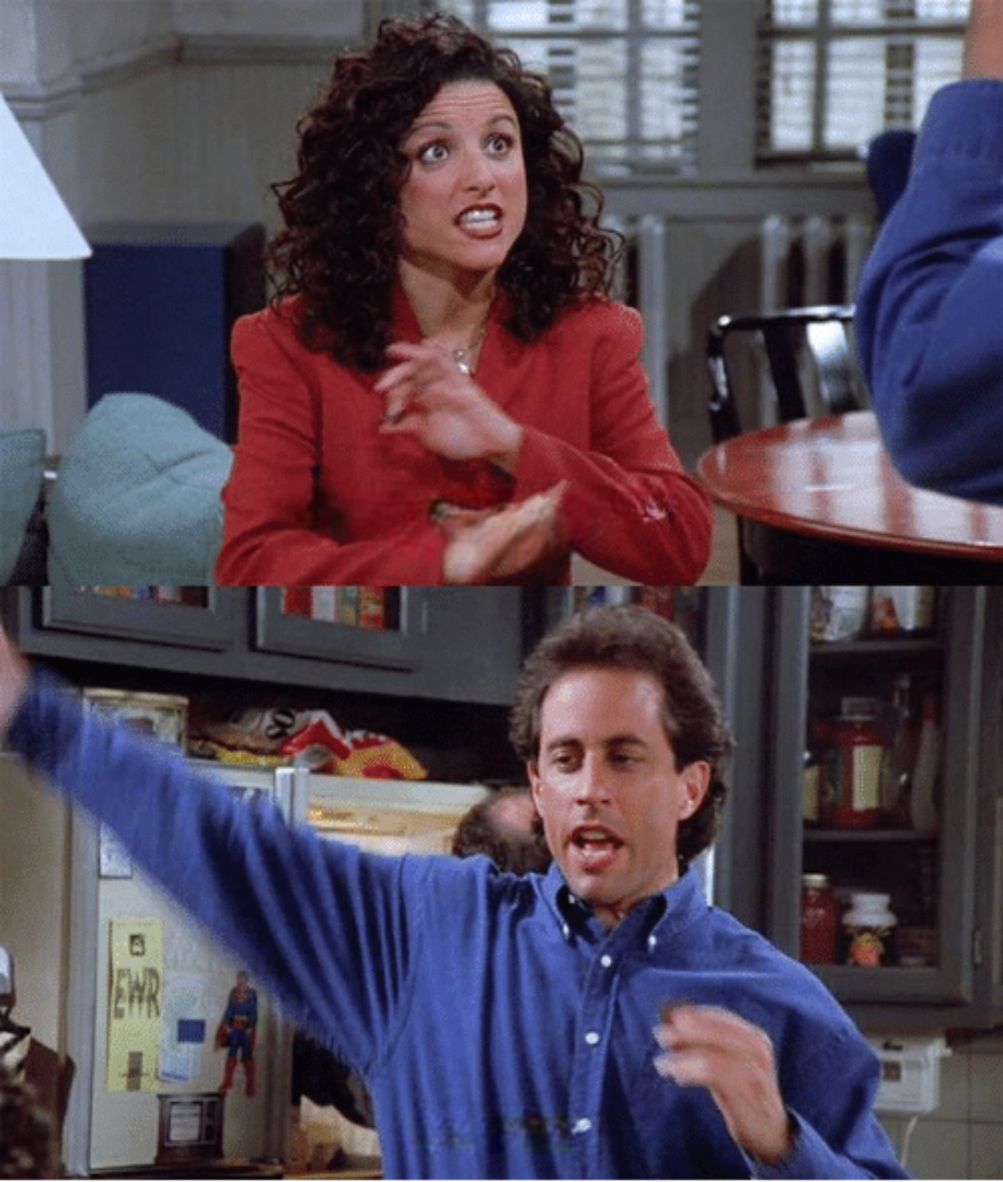 Seinfeld undateable Blank Meme Template