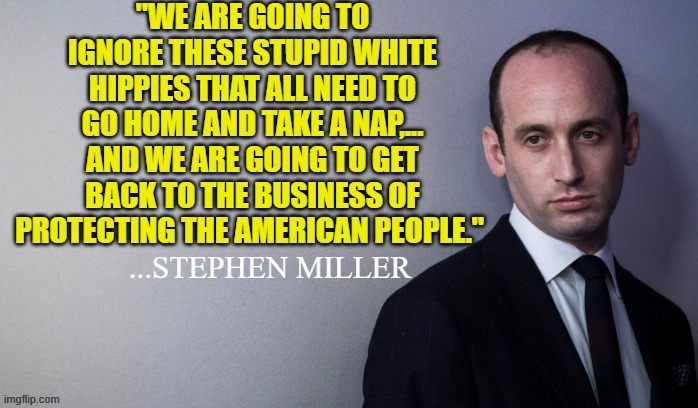 Something is fishy here | image tagged in politics,stephen miller,maga,deportation,america first,sanctuary cities | made w/ Imgflip meme maker