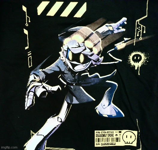 Got this from Hot Topic during my trip to the mall | image tagged in murder drones | made w/ Imgflip meme maker