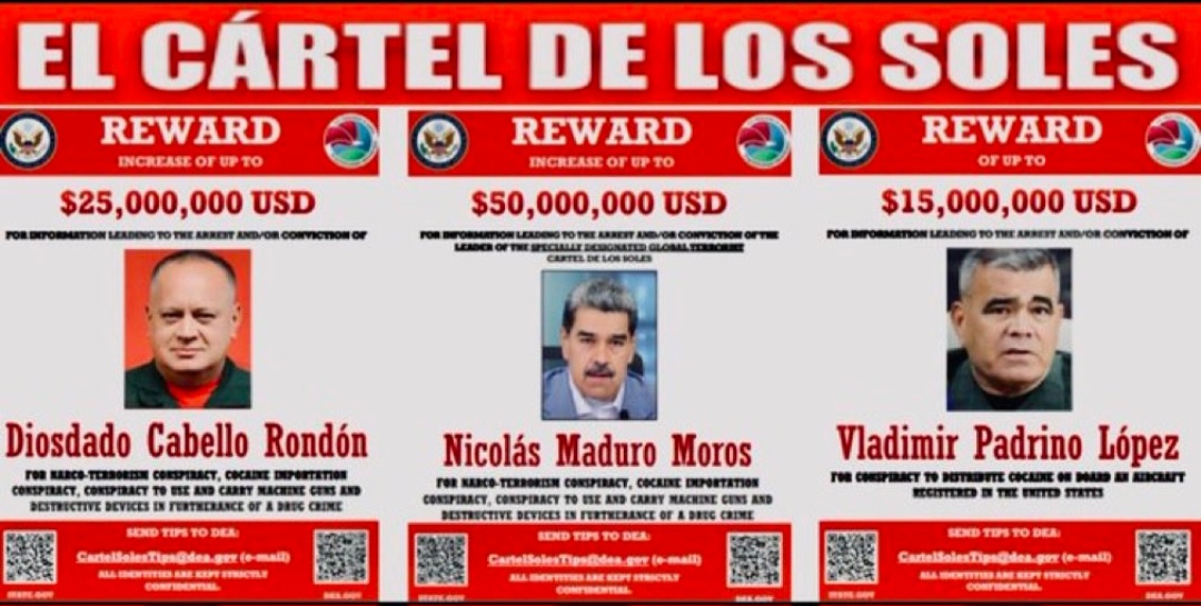 Venezuela Wanted  Cuartel de los Soles Blank Meme Template