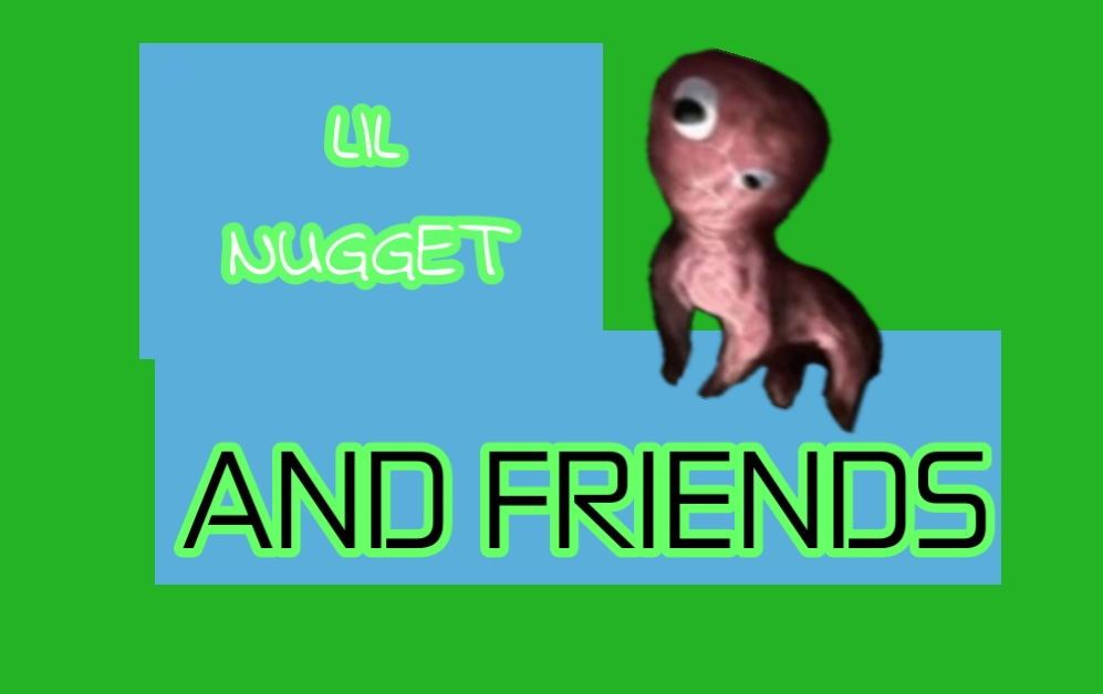 Lil nugget and Friend Blank Meme Template