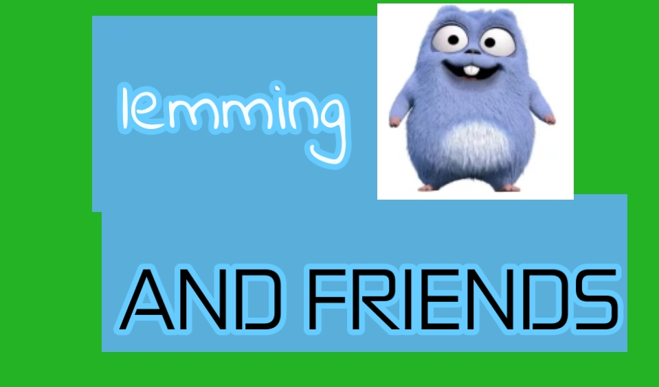 Lemming and Friend Blank Meme Template
