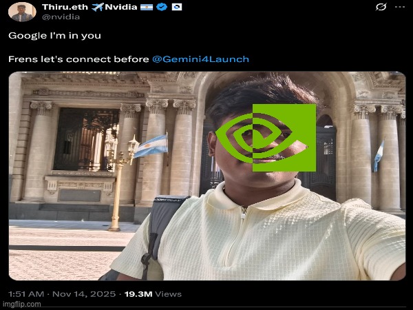 google i'm in you / nvidia | image tagged in google,technology | made w/ Imgflip meme maker
