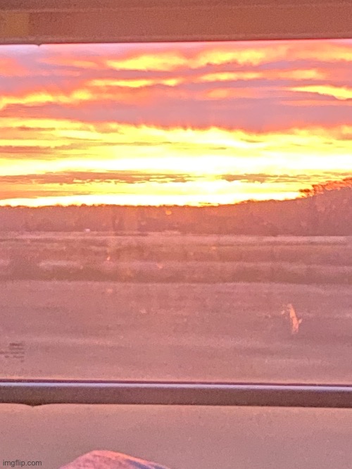 picture of a sunrise i took just now | made w/ Imgflip meme maker