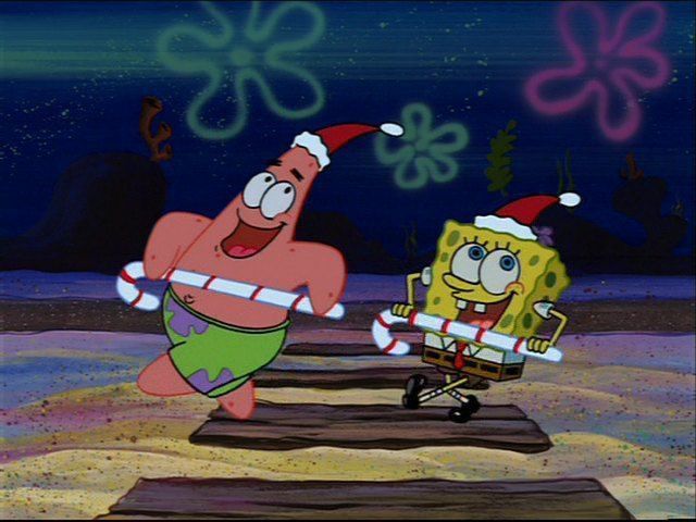 Sponge Bob Christmas Blank Meme Template