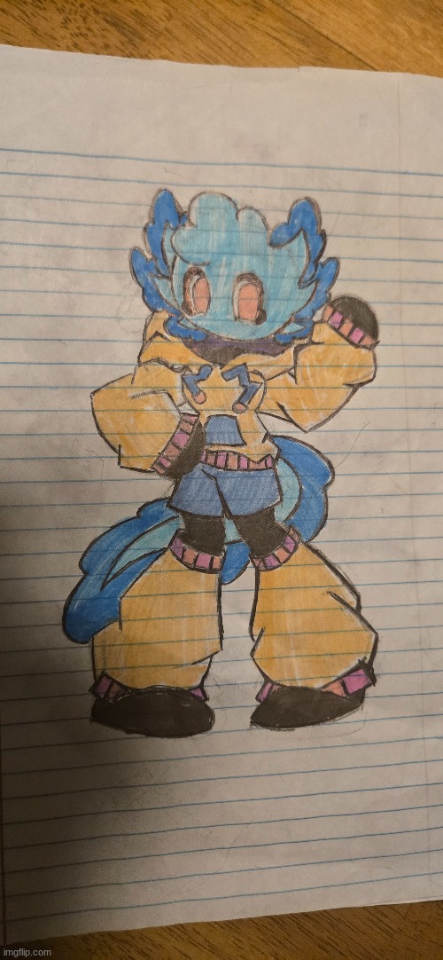 this MAH OC Chi-Pa! (imma make a horror game for her on scratch) shes an axolotl | made w/ Imgflip meme maker