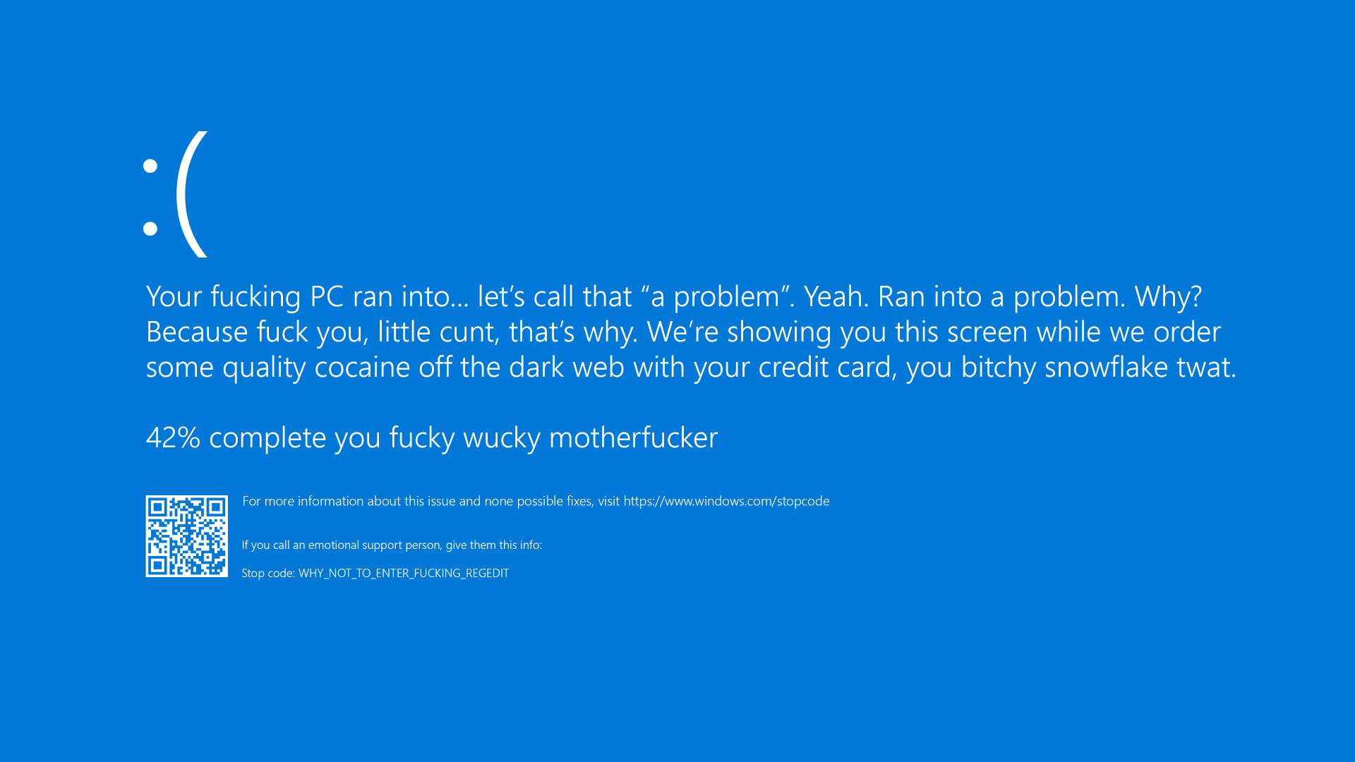 Bsod lets call that a problem Blank Meme Template