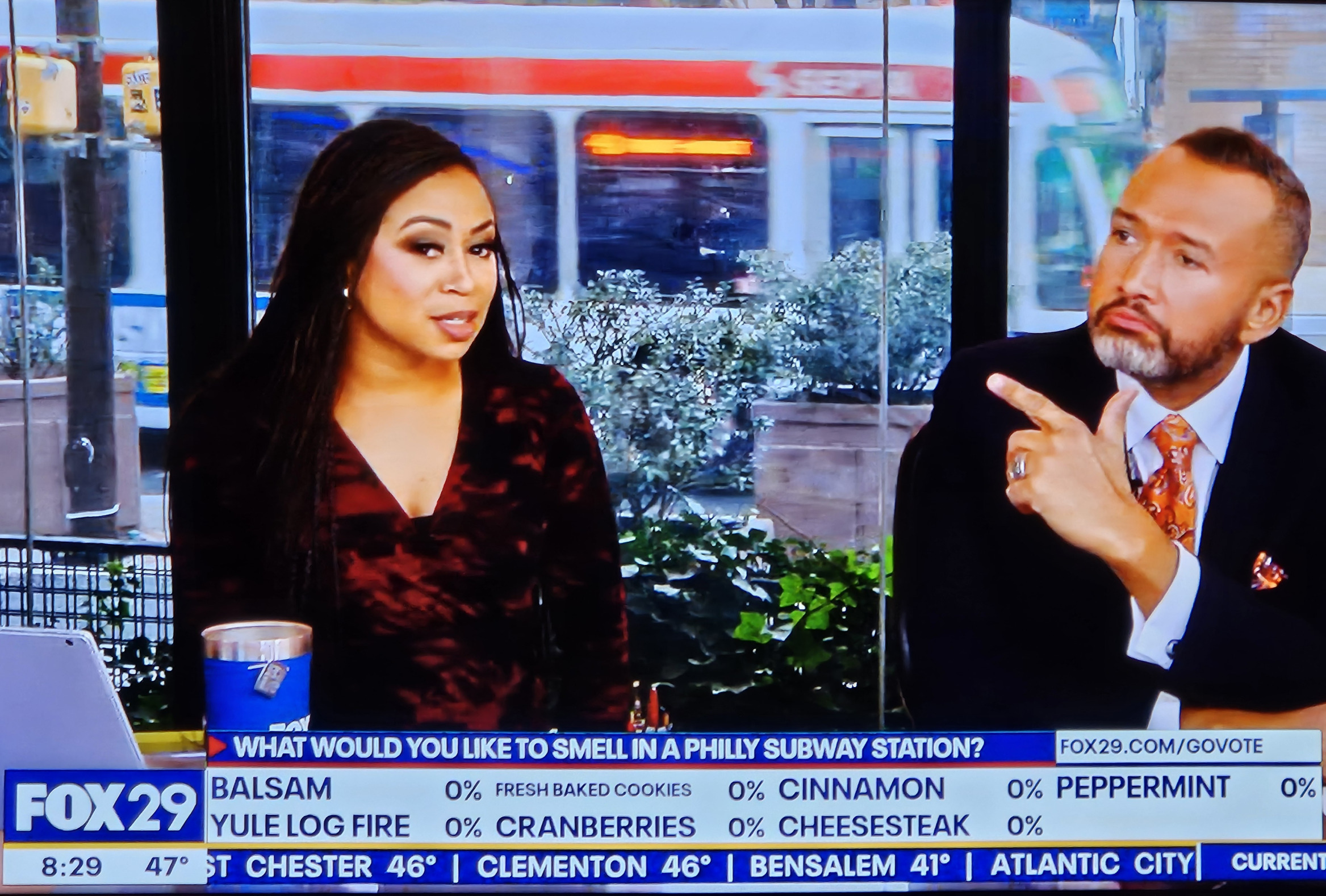 Smell of Philly Subway Station survey Blank Meme Template