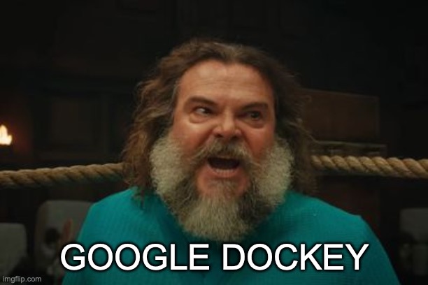 chicken jockey | GOOGLE DOCKEY | image tagged in chicken jockey | made w/ Imgflip meme maker