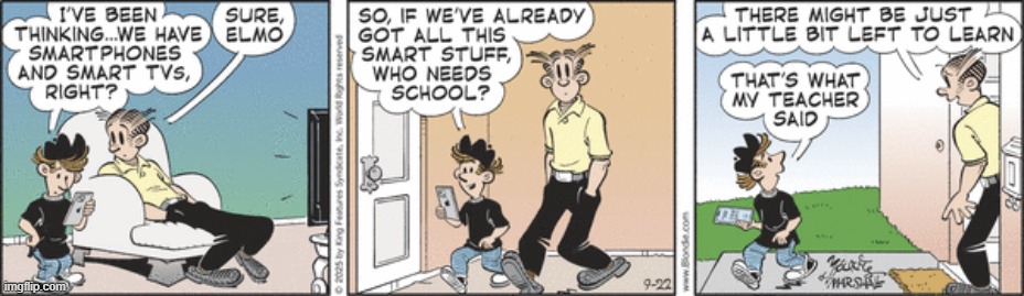 Blondie | image tagged in comics | made w/ Imgflip meme maker