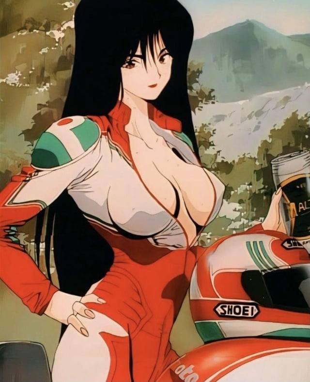 hot biker Blank Meme Template