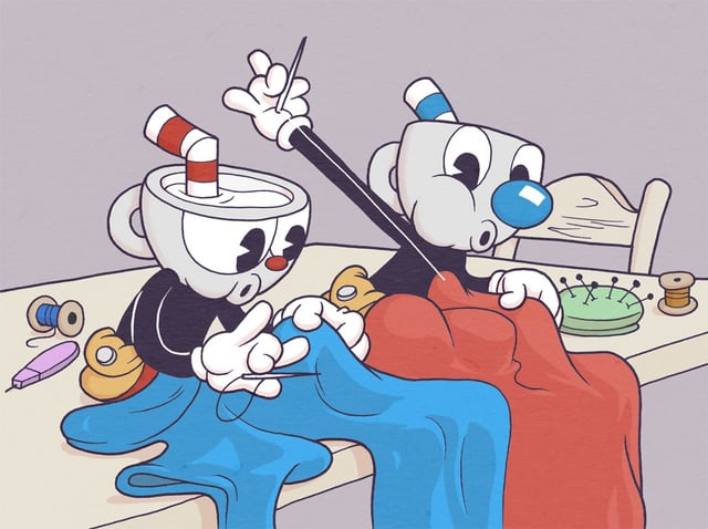 Cuphead Blank Meme Template