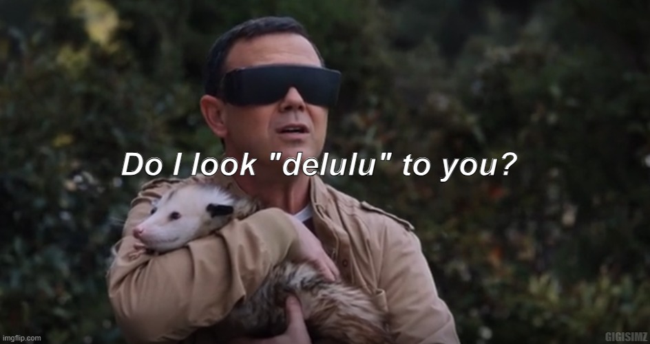 How do I look? | Do I look "delulu" to you? GIGISIMZ | image tagged in brooklyn nine nine,delusional,charles,funny memes | made w/ Imgflip meme maker
